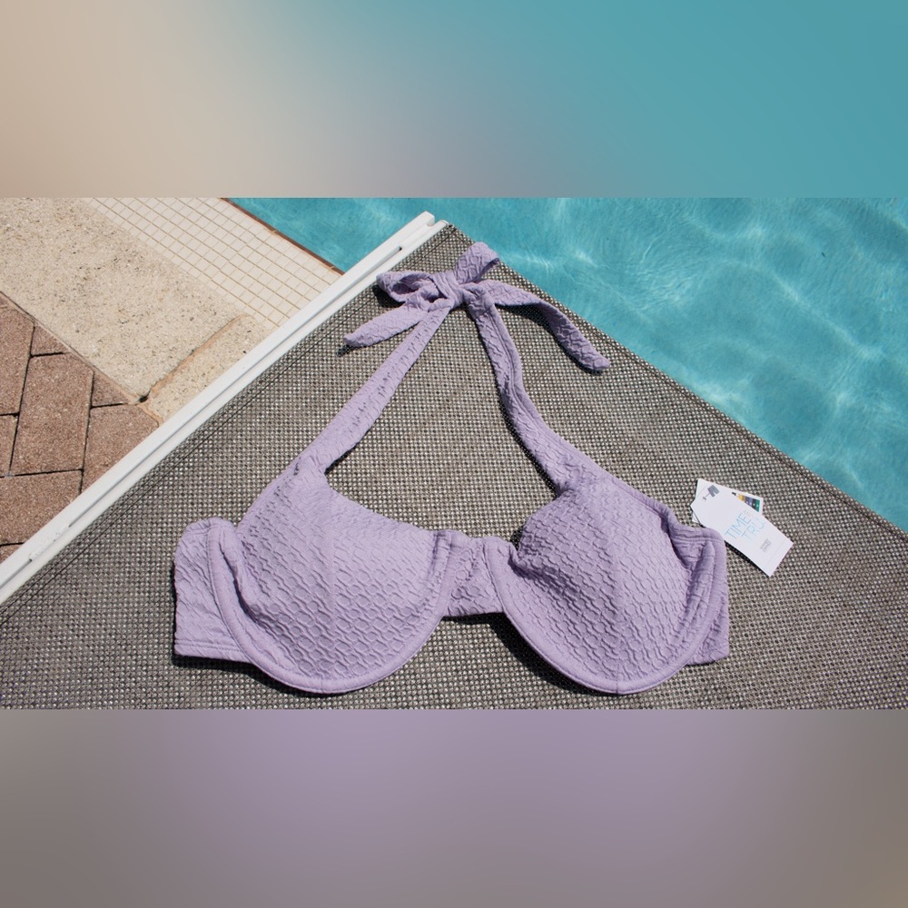 Mix and match purple bikini swimwear